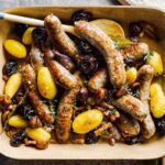 Sausages in Wine with Potatoes