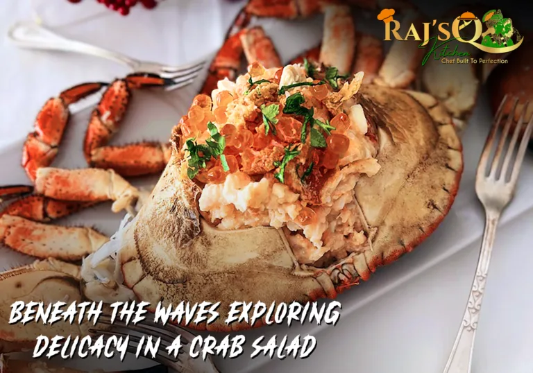 Beneath the Waves Exploring Delicacy in a Crab Salad